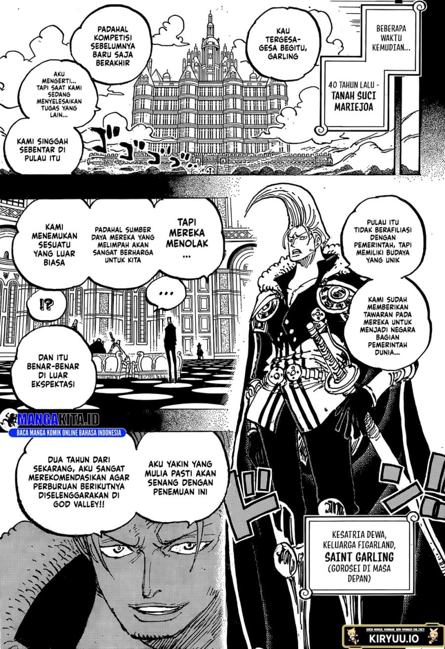 One Piece Chapter 1158 Bahasa Indonesia - Halaman 6