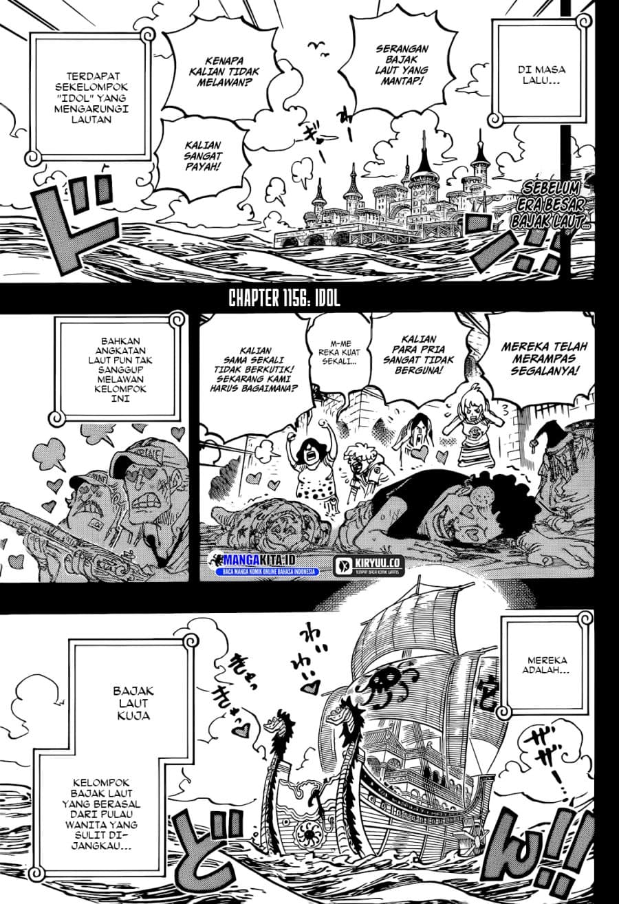 One Piece Chapter 1156 Bahasa Indonesia - Halaman 2