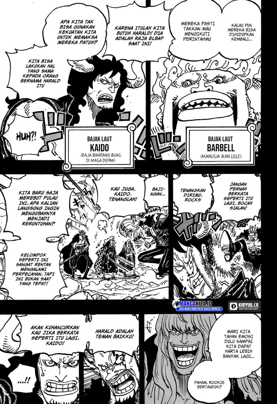 One Piece Chapter 1156 Bahasa Indonesia - Halaman 14